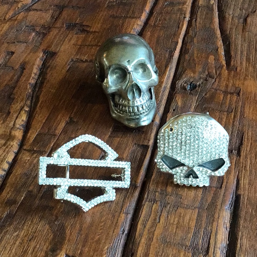 Harley Davidson set of 2 belt buckles